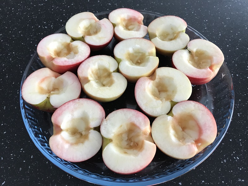Печеные яблоки с брусникой _2