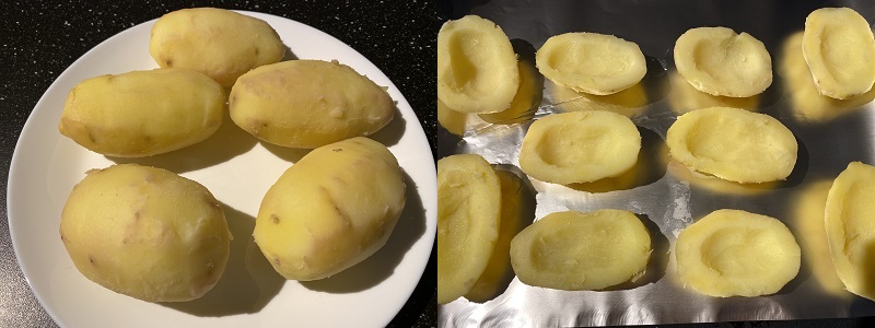 Фаршированный картофель запеченный в духовке